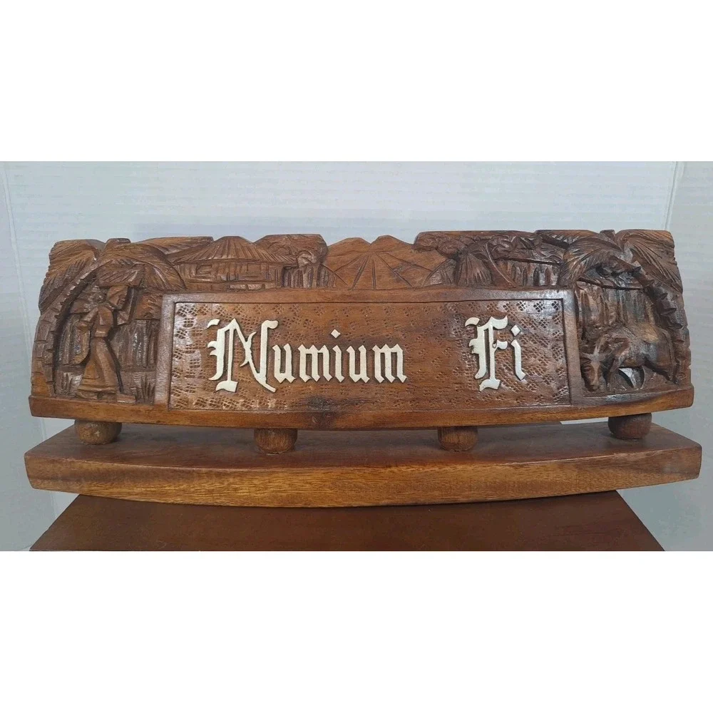 Pair Of Hand Carved 15